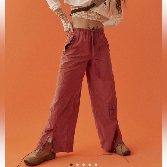Free People Pants - Free People stadium pants in henna M NWT